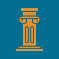 Pillar trendy lovely creative abstract illustration colorful useful design vector