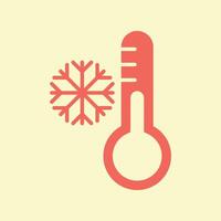 Low Temperature trendy beautiful creative abstract illustration colorful useful design vector