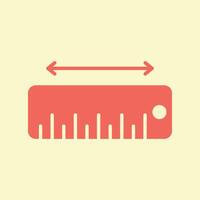 Measure trendy beautiful creative abstract illustration colorful useful design vector