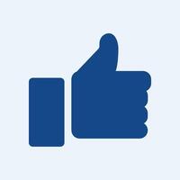 Thumb up trendy beautiful creative abstract illustration colorful useful design vector