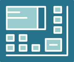 ATM Solid EPS Sample Icon vector