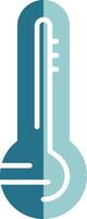 Thermometer Solid EPS Sample Icon vector
