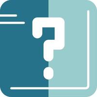 Question mark Solid EPS Sample Icon vector
