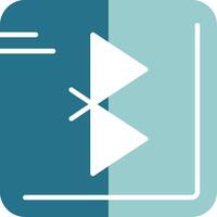 Bluetooth Solid EPS Sample Icon vector