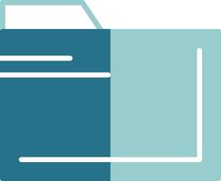 Folder Solid EPS Sample Icon vector
