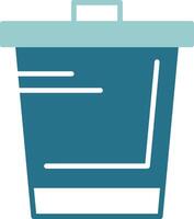 Trash Solid EPS Sample Icon vector