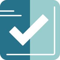 Checkmark Solid EPS Sample Icon vector