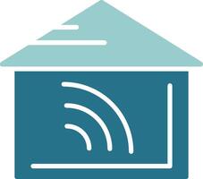 Home automation Solid EPS Sample Icon vector