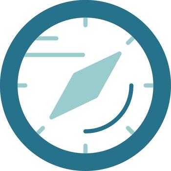 Compass Solid EPS Sample Icon vector