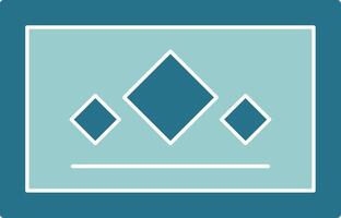 Business card Solid Style EPS Icon vector