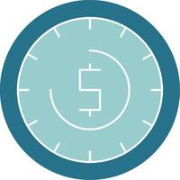 Time Solid Style EPS Icon vector
