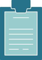 Clipboard Solid Style EPS Icon vector