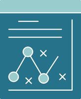 Strategy Solid Style EPS Icon vector