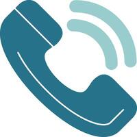 Phone call Solid Style EPS Icon vector