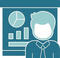 Briefing Solid Style EPS Icon vector