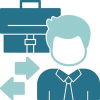 Business to consumer Solid Style EPS Icon vector