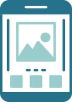 Image Two Color Sample Icon vector