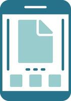 File Two Color Sample Icon vector