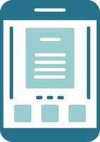 Document Two Color Sample Icon vector