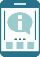Information Two Color Sample Icon vector
