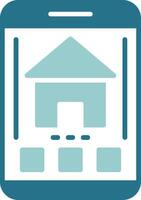 Home Two Color Sample Icon vector