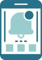 Notifications Two Color Sample Icon vector