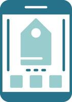 Tag Two Color Sample Icon vector