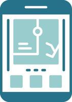 GPS Two Color Sample Icon vector