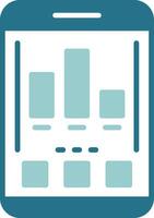 Chart Two Color Sample Icon vector