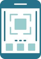 Full screen Two Color Sample Icon vector