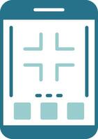 Exit full screen Two Color Sample Icon vector