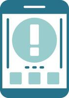 Warning Two Color Sample Icon vector