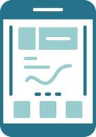 Analytics Two Color Sample Icon vector