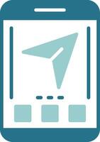 Share Two Color Sample Icon vector