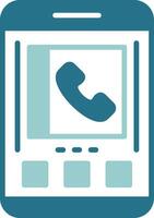 Contacts Glyph Sample Icon Design vector