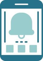 Bell Two Color Sample Icon vector