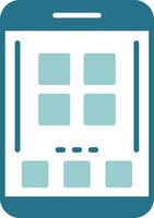 Menu Glyph Sample Icon Design vector
