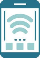 Wi Fi Two Color Sample Icon vector