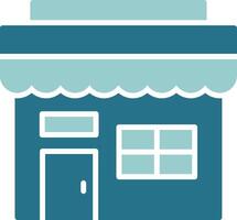 Storefront Solid Sample Icon vector