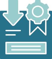 Return Policy Solid Sample Icon vector