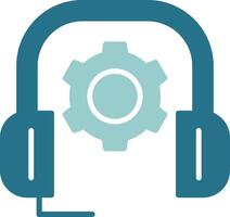 Customer Support Solid Sample Icon vector