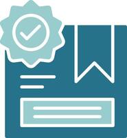 Recommended Solid Sample Icon vector