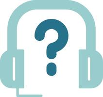 Help Solid Sample Icon vector