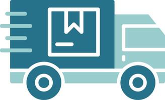 Express Delivery Solid Sample Icon vector