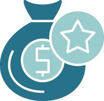 Loyalty Program Solid Sample Icon vector