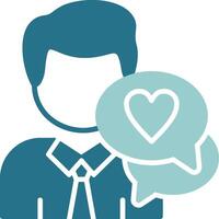 Customer Feedback Solid Sample Icon vector