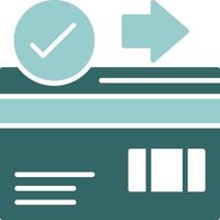 Payment Solid Sample Icon vector