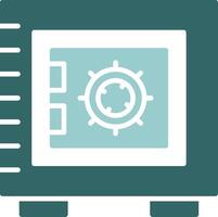 Vault Solid Sample Icon vector