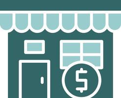 Merchant Solid Sample Icon vector