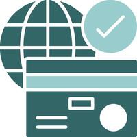 Payment gateway Solid Sample Icon vector